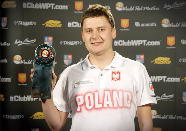 Karol Skowerski - zwycięzca World Pool Masters 2013